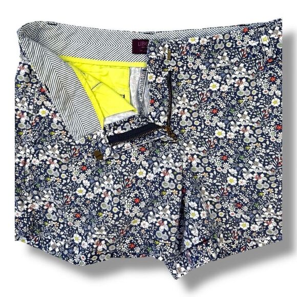 J. Crew Liberty Art Fabrics Floral Shorts Sz 4 - Picture 5 of 12